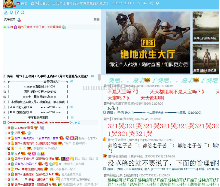 霸气王者师12周年庆典